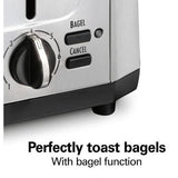 Wholesale-Hamilton Beach 22714-R/B Metal Toaster - CERTIFIED REFURBISHED-Toaster-Electro Vision Inc