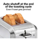 Wholesale-Hamilton Beach 22714-R/B Metal Toaster - CERTIFIED REFURBISHED-Toaster-Electro Vision Inc