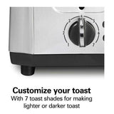 Wholesale-Hamilton Beach 22714-R/B Metal Toaster - CERTIFIED REFURBISHED-Toaster-Electro Vision Inc
