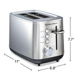 Wholesale-Hamilton Beach 22824 Stainless Steel 2 Slice Toaster-Toaster-Electro Vision Inc