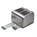 Wholesale-Hamilton Beach 24714G toaster stainless steel - 4 slice-Electro Vision Inc