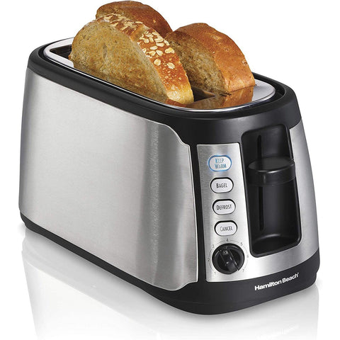 Wholesale-Hamilton Beach 24810 4 Slice Long Slot Toaster-Toaster-Electro Vision Inc