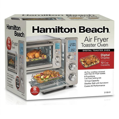 Wholesale-Hamilton Beach 31193-RB Digital Air Fryer Toaster Oven - CERTIFIED REFURBISHED-Countertop & Toaster Ovens-Electro Vision Inc
