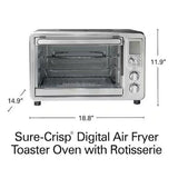 Wholesale-Hamilton Beach 31194 Digital Air Fryer Toaster Oven-Air Fryer Oven-Electro Vision Inc