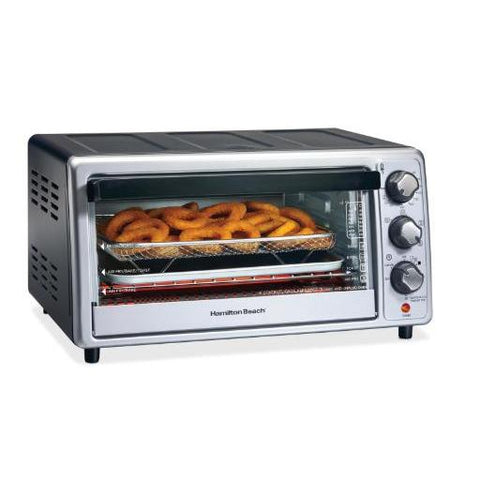 Wholesale-Hamilton Beach 31416-R/B Air Fryer 6 Slice Toaster Oven - CERTIFIED REFURBISHED-Air Fryer Oven-Electro Vision Inc
