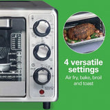 Wholesale-Hamilton Beach 31418-R/B Air Fryer Countertop 6 Slice Toaster Oven - CERTIFIED REFURBISHED-Air Fryer Oven-Electro Vision Inc