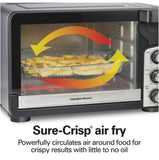 Wholesale-Hamilton Beach 31460-R/B XL Toaster Oven with Air Fry - CERTIFIED REFURBISHED-Toaster Oven-Electro Vision Inc
