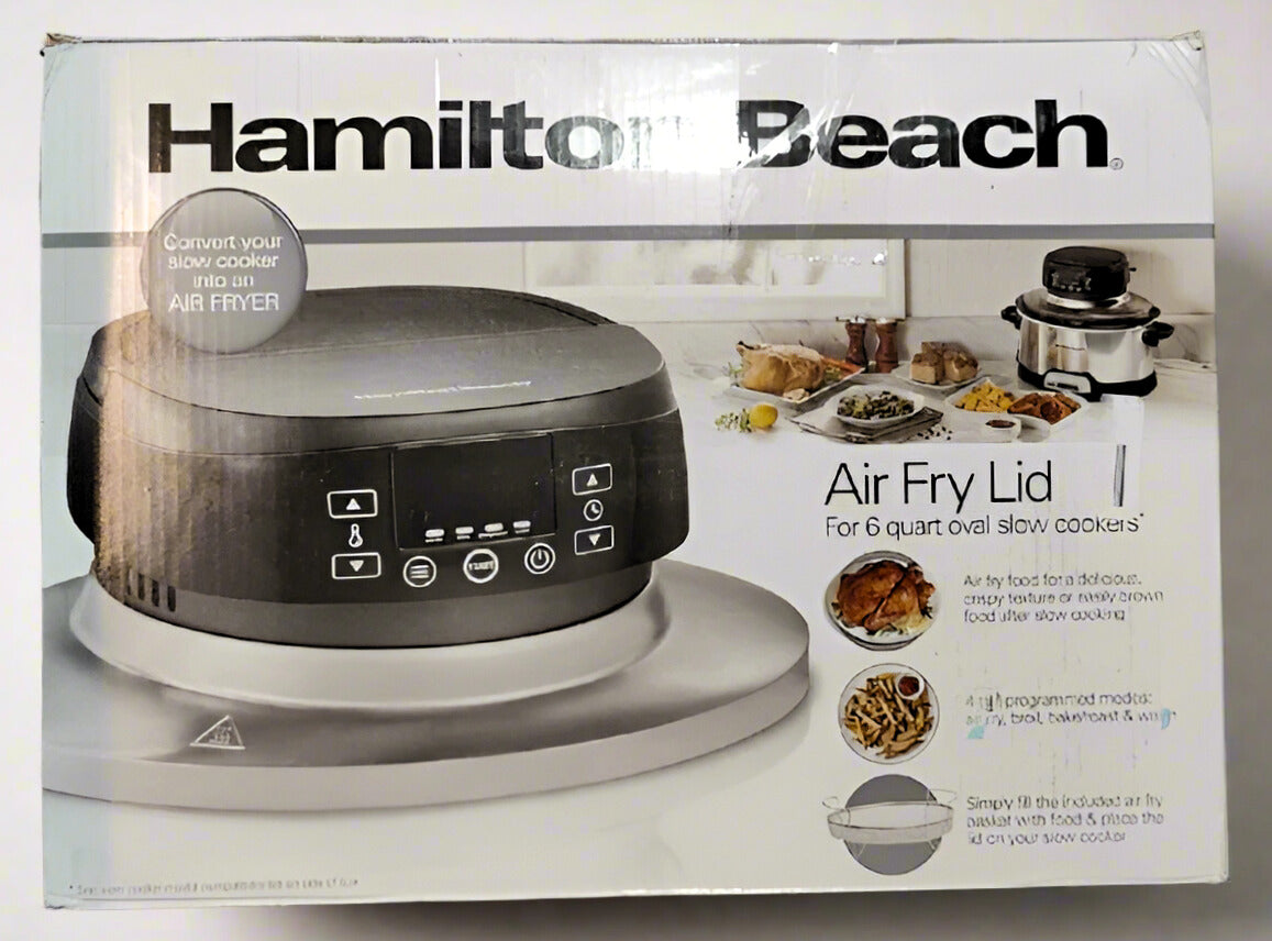 Wholesale-Hamilton Beach 33602 Air Fry Lid for 6 Quart Oval Slow Cookers-Air Fry Lid-Electro Vision Inc