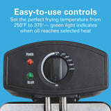 Wholesale-Hamilton Beach 35220 Electric Deep Fryer - 12 Cup-Deep Fryer-Electro Vision Inc
