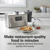 Wholesale-Hamilton Beach 35220 Electric Deep Fryer - 12 Cup-Deep Fryer-Electro Vision Inc