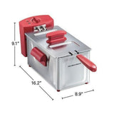 Wholesale-Hamilton Beach 35336G Electric Deep Fryer with Basket 8 Cup-Deep Fryer-Electro Vision Inc