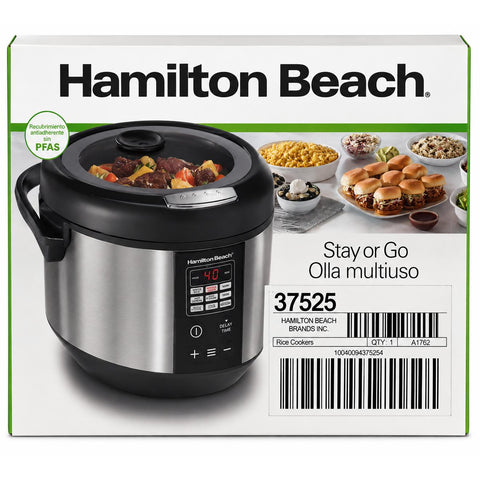Wholesale-Hamilton Beach 37525 Multi Cooker 4.5 QT-Cooker-Electro Vision Inc