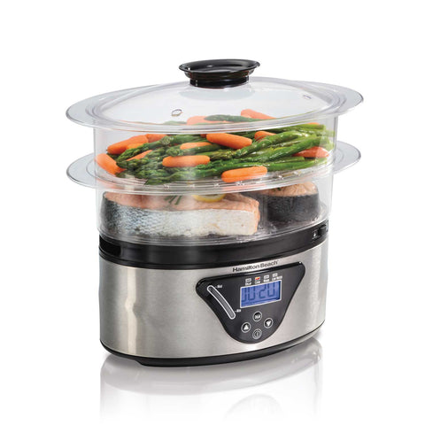 Wholesale-Hamilton Beach 37530 Digital food steamer-Electro Vision Inc