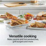 Wholesale-Hamilton Beach 38544-R/B Indoor Grill 3-in-1 - CERTIFIED REFURBISHED-Indoor Grill-Electro Vision Inc