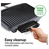 Wholesale-Hamilton Beach 38544-R/B Indoor Grill 3-in-1 - CERTIFIED REFURBISHED-Indoor Grill-Electro Vision Inc