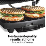 Wholesale-Hamilton Beach 38544-R/B Indoor Grill 3-in-1 - CERTIFIED REFURBISHED-Indoor Grill-Electro Vision Inc