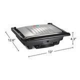 Wholesale-Hamilton Beach 38544-R/B Indoor Grill 3-in-1 - CERTIFIED REFURBISHED-Indoor Grill-Electro Vision Inc