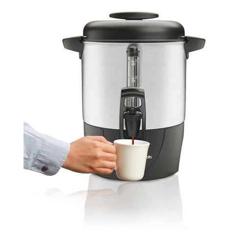 Wholesale-Hamilton Beach 40-Cup Stainless Steel Coffee Urn 40514-Coffee Dispenser-Electro Vision Inc