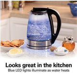 Wholesale-Hamilton Beach 40869-RB Glass Kettle 1.7L-Kettle-Electro Vision Inc