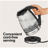Wholesale-Hamilton Beach 40869-RB Glass Kettle 1.7L-Kettle-Electro Vision Inc