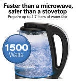 Wholesale-Hamilton Beach 40869-RB Glass Kettle 1.7L-Kettle-Electro Vision Inc