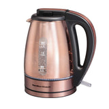Wholesale-Hamilton Beach 40876 1.7 Liter Glass & Stainless Steel with Copper Finish Kettle-Electric Kettles-Electro Vision Inc