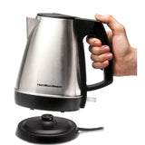 Wholesale-Hamilton Beach 40901 Cordless 1L Kettle - Stainless Steel-Kettle-Electro Vision Inc