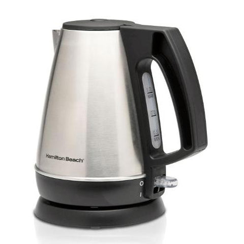 Wholesale-Hamilton Beach 40901 Cordless 1L Kettle - Stainless Steel-Kettle-Electro Vision Inc