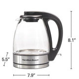 Wholesale-Hamilton Beach 40930 Glass Kettle 1L-Kettle-Electro Vision Inc