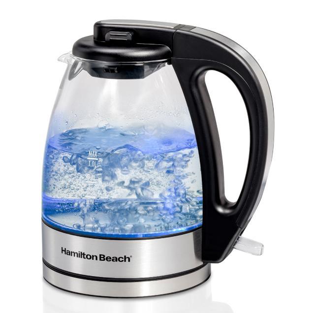 Wholesale-Hamilton Beach 40930 Glass Kettle 1L-Kettle-Electro Vision Inc