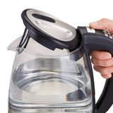 Wholesale-Hamilton Beach 40941 Glass Electric Tea Kettle - 1.7 qt-Electric Kettles-Electro Vision Inc