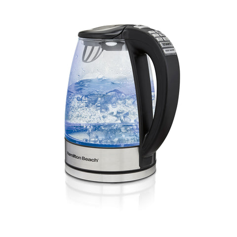 Wholesale-Hamilton Beach 40941 Glass Electric Tea Kettle - 1.7 qt-Electric Kettles-Electro Vision Inc