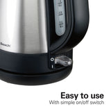 Wholesale-Hamilton Beach 40978G 1 Liter Stainless Steel Electric Kettle-Electro Vision Inc