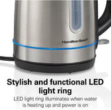 Wholesale-Hamilton Beach 41037 Tea Kettle - Stainless Steel-Tea Kettle-Electro Vision Inc