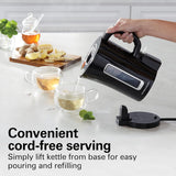 Wholesale-Hamilton Beach 41038G Electric Kettle - 1.7 Liter-Electro Vision Inc