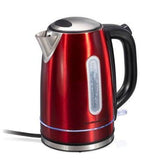 Wholesale-Hamilton Beach 41060 Stainless Steel Electric Kettle 1.7L - Red-Electric Kettles-Electro Vision Inc