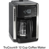 Wholesale-Hamilton Beach 45300 Trucount 12 Cup Programmable Coffee Maker Black-Coffee Maker-Electro Vision Inc