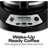 Wholesale-Hamilton Beach 46299 Automatic Drip Coffee Maker 12 Cups-Coffee Maker-Electro Vision Inc