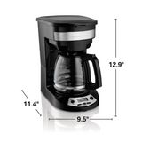 Wholesale-Hamilton Beach 46299 Automatic Drip Coffee Maker 12 Cups-Coffee Maker-Electro Vision Inc