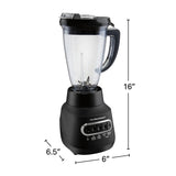 Wholesale-Hamilton Beach 48 oz Plastic Jar Blender-Food Mixers & Blenders-Electro Vision Inc