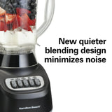 Wholesale-Hamilton Beach 50180-R/B Smoothie Blender 48 oz Plastic Jar (Black) - CERTIFIED REFURBISHED-Food Mixers & Blenders-Electro Vision Inc