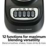 Wholesale-Hamilton Beach 50180-R/B Smoothie Blender 48 oz Plastic Jar (Black) - CERTIFIED REFURBISHED-Food Mixers & Blenders-Electro Vision Inc