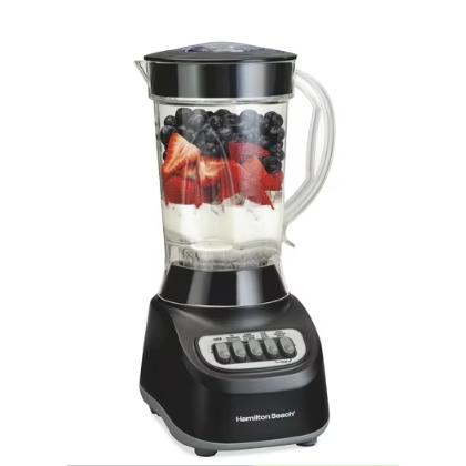 Wholesale-Hamilton Beach 50180-R/B Smoothie Blender 48 oz Plastic Jar (Black) - CERTIFIED REFURBISHED-Food Mixers & Blenders-Electro Vision Inc