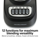 Wholesale-Hamilton Beach 50180-R/B Smoothie Blender 48 oz. Plastic Jar Black Certifi-Electro Vision Inc