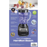 Wholesale-Hamilton Beach 50180 Smoothie Blender 48 oz Plastic Jar-Blender-Electro Vision Inc