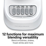 Wholesale-Hamilton Beach 50181 Smoothie Blender 48 oz. Plastic Jar White-Electro Vision Inc