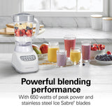 Wholesale-Hamilton Beach 50181 Smoothie Blender 48 oz. Plastic Jar White-Electro Vision Inc