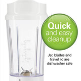 Wholesale-Hamilton Beach 51101 Personal Portable Blender with Travel Lid White-Blender-Electro Vision Inc