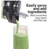 Wholesale-Hamilton Beach 53519-R/B Glass Jar Blender, Red, 48 oz - CERTIFIED REFURBISHED-Blender-Electro Vision Inc