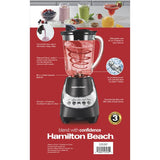 Wholesale-Hamilton Beach 53530-R/B Glass Jar Blender 48 Oz - CERTIFIED REFURBISHED-Blender-Electro Vision Inc